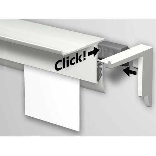 EMBOUTS INFO + RAIL BLANC (L+R) ARTI TEQ 2 - Cimaise Tableau