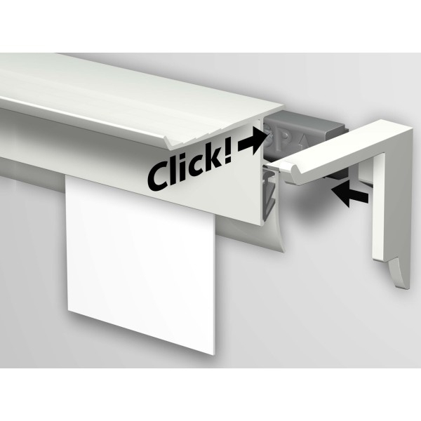 EMBOUTS INFO + RAIL BLANC (L+R) ARTI TEQ 2 - Cimaise Tableau 