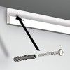 Riel para cuadros clásico "J" 20 kg (tamaño a elegir) - fijación de riel para cuadros ARTI TEQ 5 - Cimaise Tableau 