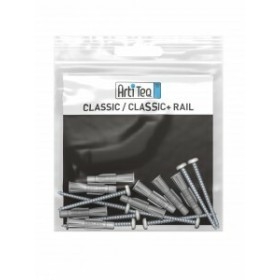Set mit 8 Schrauben/Dübeln Multimateriaux Classic Rail – Bilderschienenbefestigung für Artiteq-Tafel ARTI TEQ 1 - Cimaise Tablea