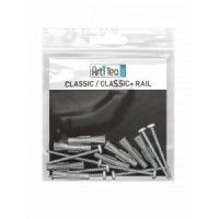 Juego de 8 tornillos / tacos Multimateriaux classic rail - fijación de riel de cuadro para tablero artiteq ARTI TEQ 1 - Cimaise 