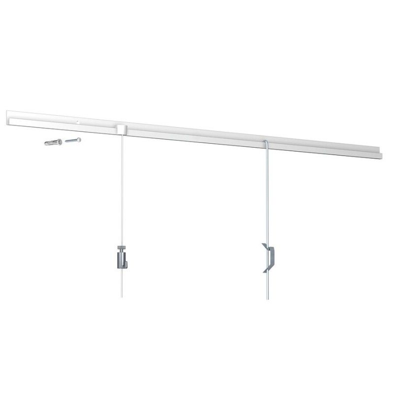 Asta Bianca a U da 2 mm - fissaggio per cornice per quadro Artiteq ARTI TEQ 3 - Cimaise Tableau 