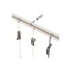 ASTA IN ACCIAIO A FORMA DI U DA 3 MM - fissaggio a binario per quadri Artiteq [product.brand] 3 - Cimaise Tableau 