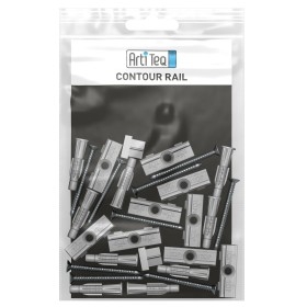 Fastening clips for rail contour (by 5) - table artiteq ARTI TEQ 3 - Cimaise Tableau