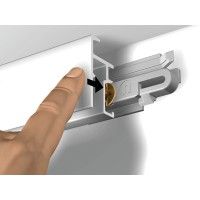 Cimaise Click R20 ALL ROUND 30 kg/m Newly + Clips di fissaggio - sospensione quadro newly Newly 4 - Cimaise Tableau 