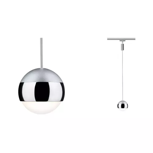 ,URail Suspension Capsule II 439lm 6,,3W 2700K gradable 230V Chrome mat,,,