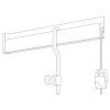 Cimaise Newly Professional R30 + Clips de fixation - accrochage cimaise tableau newly Newly 6 - Cimaise Tableau 