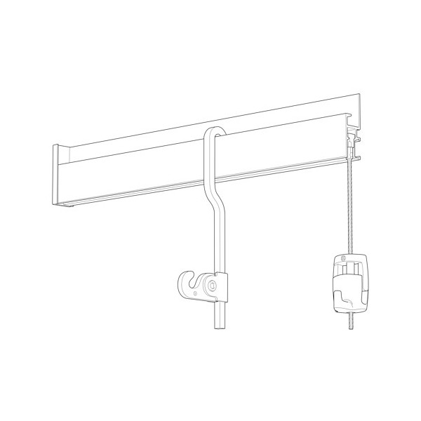 Cimaise Newly Professional R30 + Clips de fixation - accrochage cimaise tableau newly Newly 6 - Cimaise Tableau 