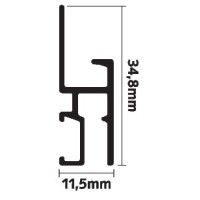 Newly professionelle R30-Stuhlschiene + Befestigungsklammern – neue Bilderschienenaufhängung Newly 7 - Cimaise Tableau 