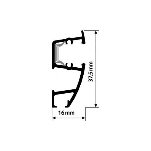 Barra para silla Combi pro light (tamaño a elegir) ARTI TEQ 2 - Cimaise Tableau