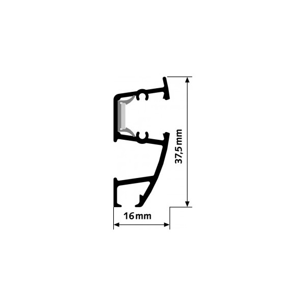 Barra para silla Combi pro light (tamaño a elegir) ARTI TEQ 2 - Cimaise Tableau 