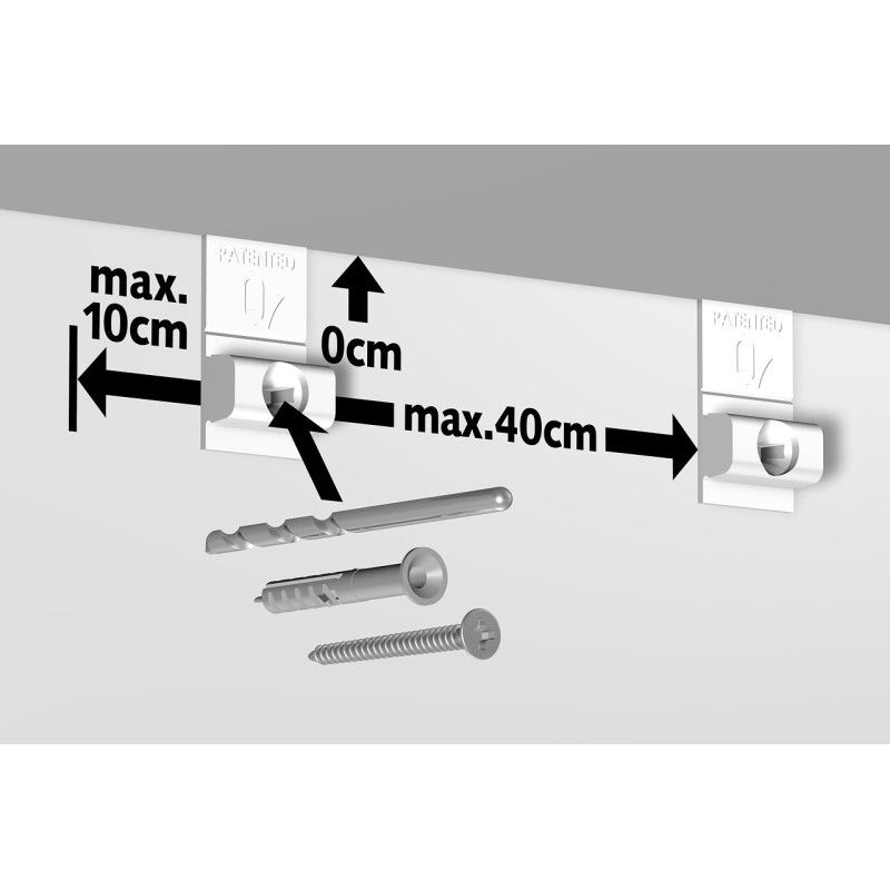 Cimaise combi pro light ( taille au choix ) ARTI TEQ 4 - Cimaise Tableau 