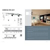 Combi pro light picture rail (size of your choice) ARTI TEQ 6 - Cimaise Tableau