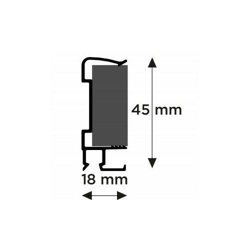 Art Strip Stuhlschiene für Zwischendecke 300 cm ARTI TEQ 2 - Cimaise Tableau
