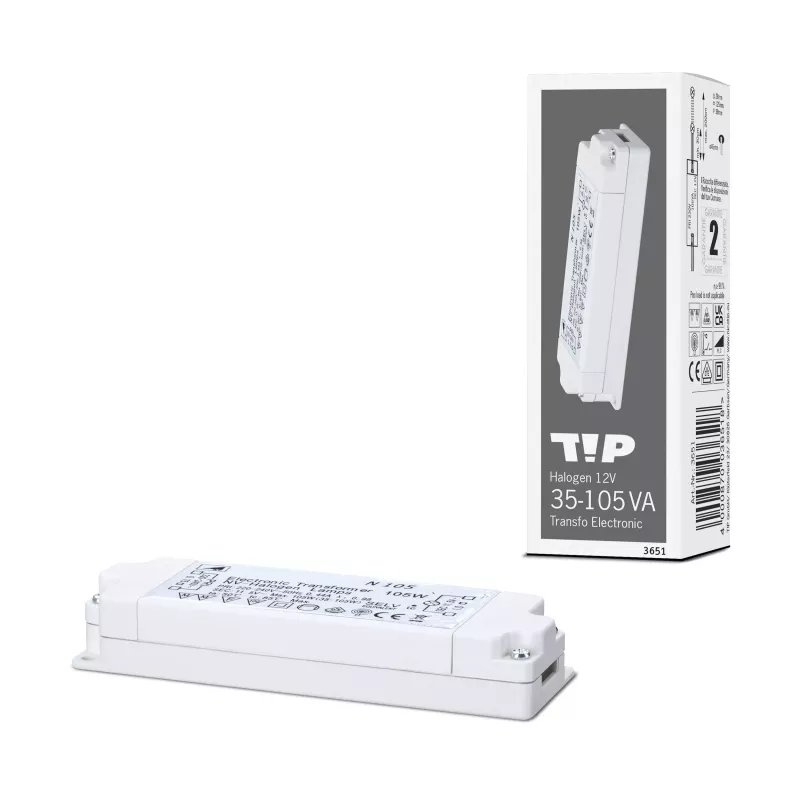 VDE Transfo électronique 35-105 W max. 35-105W 230/12V 105VA