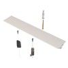 SHADOWLINE DRYWALL DOWEL PANEL (Plaster Mounting) White 13 mm 200 cm ARTI TEQ 4 - Cimaise Tableau 