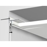 CIMASA SHADOWLINE MASONRY (FISCHI PER FISSAGGIO MURALE) BIANCO 200 CM ARTI TEQ 3 - Cimaise Tableau 