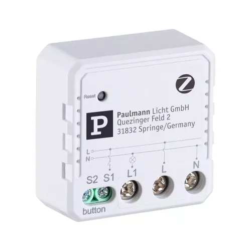 Smart Home Zigbee 3.0 Ein/Aus-Einbauaktuator PAULMANN 49 - Cimaise Tableau 