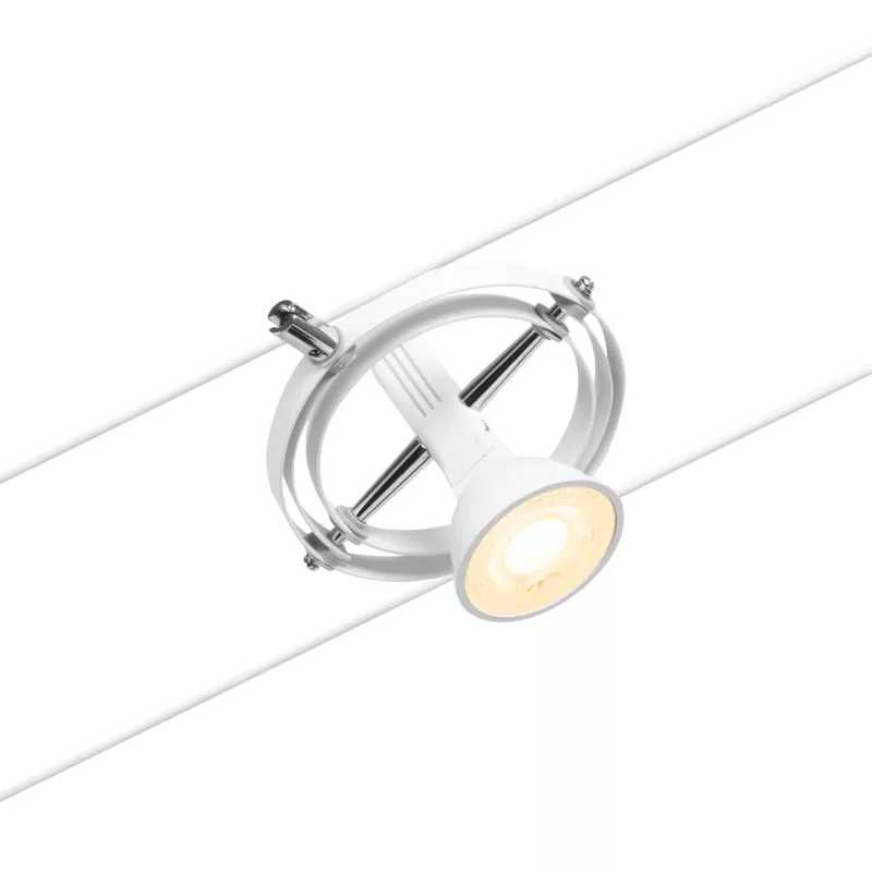 CorDuo Gimbal-Kabelsystem Basis-Kit GU5, 3 max. 5x10W 230/12V Mattweiß PAULMANN 65 - Cimaise Tableau 