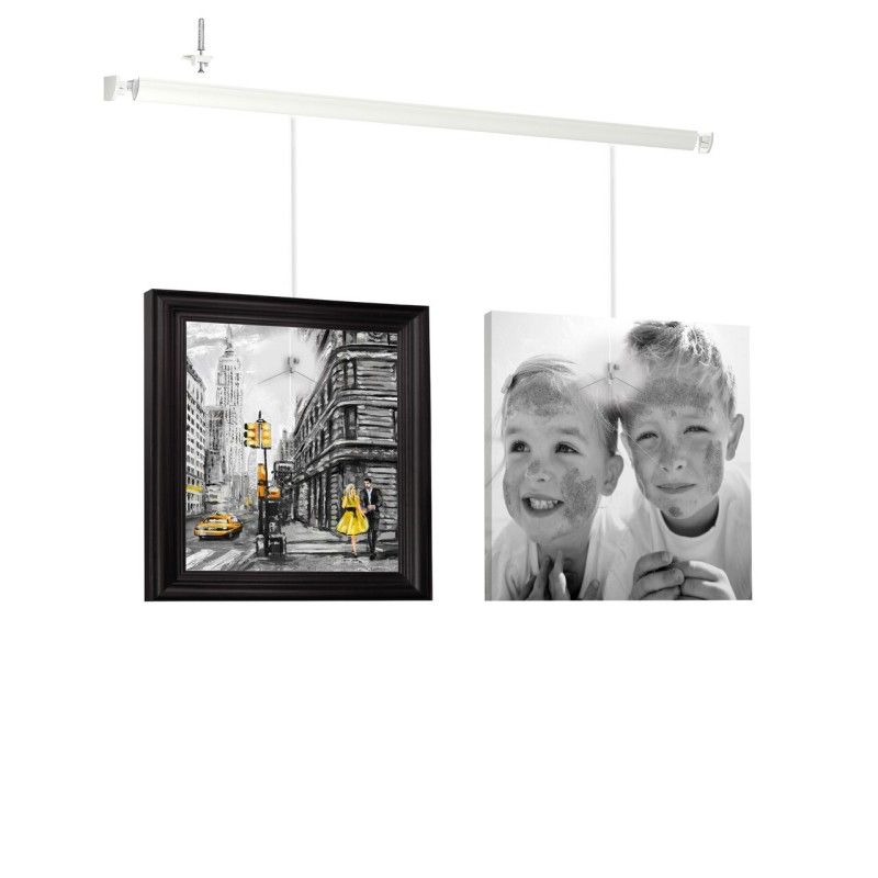 Cimaise Up Rail plafond 20 Kg 200 cm ARTI TEQ 6 - Cimaise Tableau 