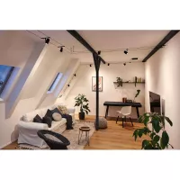 CorDuo Kabelsystem, Einzelfassung GU5, 3 max. 10 W 12 V, Mattschwarz - système d'accrochage et décoration - détail 6