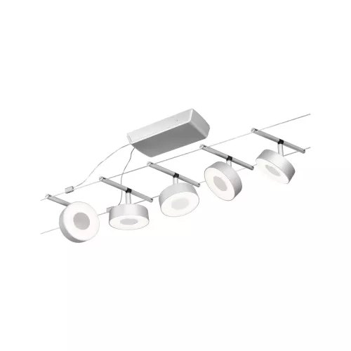 CorDuo LED Circle Cable System Basic Kit 5x180lm 5x5W 3000K 230/12V PAULMANN 92 - Cimaise Tableau 