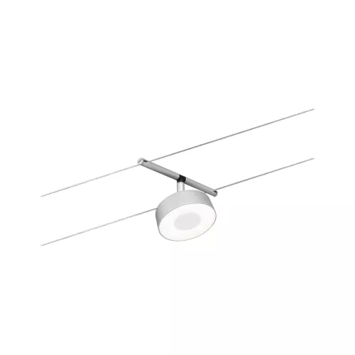 Sistema de cable de focos LED circulares CorDuo, individuales, 180 lm, 5 W, 3000 K, 12 V