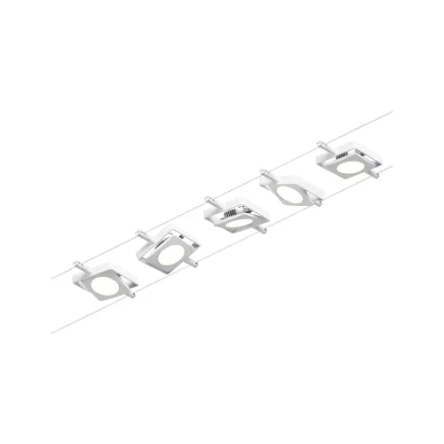 ,CorDuo Système sur câbles LED MacLED Kit de base 5x250lm 5x4,,5W 3000K 230/12V Blanc,,,