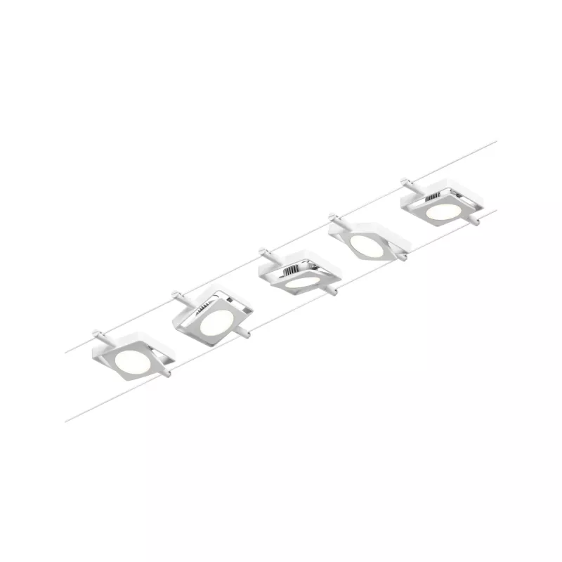 ,CorDuo Système sur câbles LED MacLED Kit de base 5x250lm 5x4,,5W 3000K 230/12V Blanc,,, - système d'accrochage et décoration