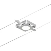 MacLED CorDuo LED -Kabelsystem-Basisset 5x250lm 5x4,5W 3000K 230/12V Mattchrom - système d'accrochage et décoration - détail 4