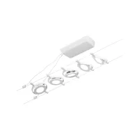 ,Sistema LED CorDuo en cables RoundMac Kit básico 5x200lm 5x4,5W 3000K 230/12V Blanco,,, - système d'accrochage et décoration - détail 2