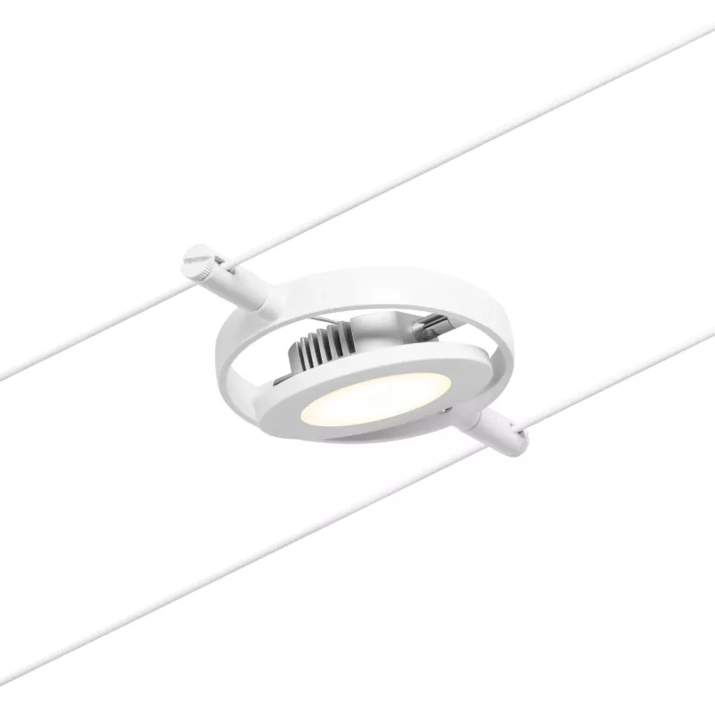 ,CorDuo Système sur câbles LED RoundMac Kit de base 5x200lm 5x4,,5W 3000K 230/12V Blanc,,,