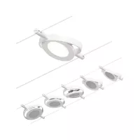 ,Sistema LED CorDuo en cables RoundMac Kit básico 5x200lm 5x4,5W 3000K 230/12V Blanco,,, - système d'accrochage et décoration - détail 8