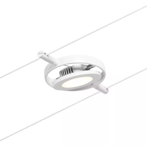CorDuo LED Kabelsystem RoundMac Einzelspot 200 lm 4,5 W 3000 K 12 V Mattweiß