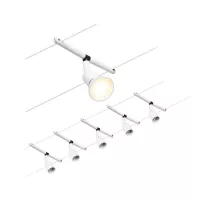 CorDuo Système sur câbles Salt Kit de base GU5,3 max. 5x10W 230/12V Blanc dépoli, - système d'accrochage et décoration - détail 8