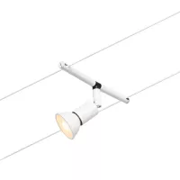 CorDuo Einzel-Salzflecken-Kabelsystem GU5, 3 max. 10W 12V Mattweiß - système d'accrochage et décoration - détail 3