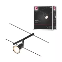 Sistema de cables individuales CorDuo Salt Spot GU5, 3 máx. 10W 12V Negro mate - système d'accrochage et décoration - détail 7