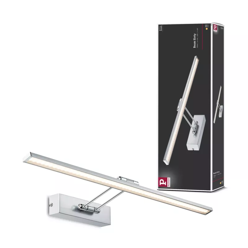 Gallery LED Picture Light Beam 2700K 1050lm 230V 11W Brushed Nickel