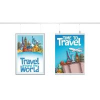 Riel de imagen Póster Snap (por 2 ALTO/BAJO) ARTI TEQ 4 - Cimaise Tableau 