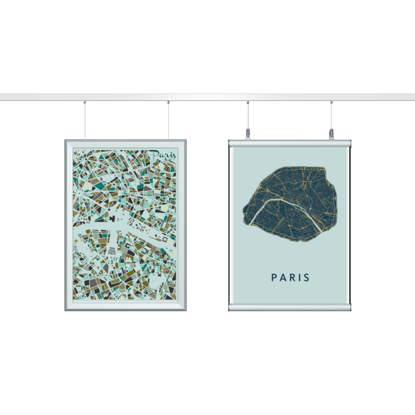 Cimaise Poster Snap (Set of 2 TOP/BOTTOM) ARTI TEQ 6 - Cimaise Tableau 