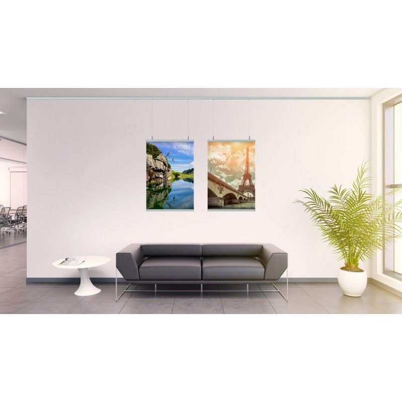 Bilderschiene Poster Snap (je 2 HIGH/LOW) ARTI TEQ 7 - Cimaise Tableau 