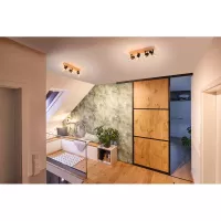 LED Strahler Arvid E27, max. 230 V, 3 x 20 W, dimmbar - système d'accrochage et décoration - détail 5