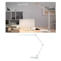 Lámpara de escritorio LED con atenuación de 3 pasos, barra flexible, interruptor blanco, 700 lm, 9,5 W. - système d'accrochage et décoration - détail 5
