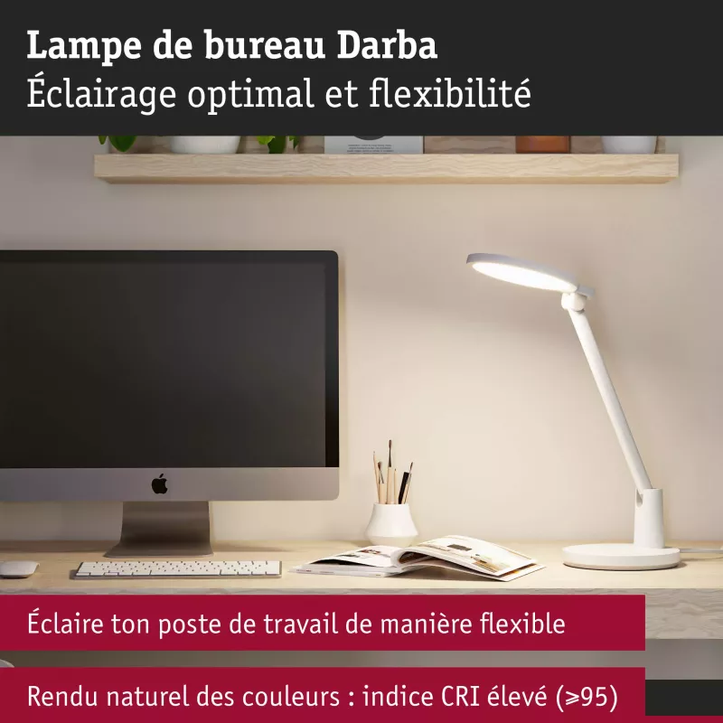 Lampe de bureau LED Darba 4000K 1150lm 15W