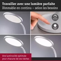 Mejan LED desk lamp 4000K 1200lm 15W - système d'accrochage et décoration - détail 5