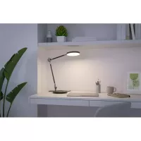Numis QI White Switch LED Schreibtischlampe 1000lm 11W - système d'accrochage et décoration - détail 12