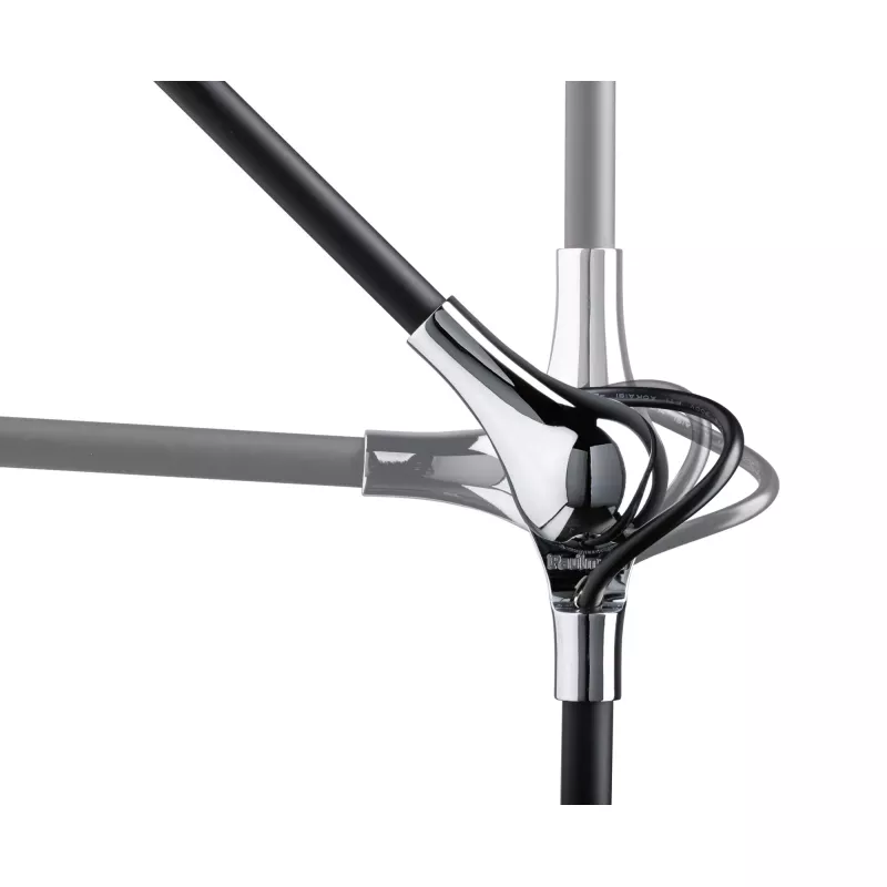 Lámpara de escritorio LED Numis QI blanca con interruptor, 1000 lm, 11 W