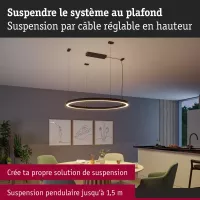 Linion Accessories Kabelaufhängung Schwarzes Signal 40x1500mm - système d'accrochage et décoration - détail 5