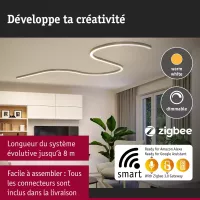 Fuente de alimentación Linion Power Channel Zigbee 230/24V 17W Cromo mate 1m - système d'accrochage et décoration - détail 9