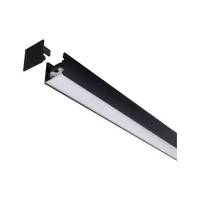 Linion Light channel 1m 24V 17W 3000K Signal black - système d'accrochage et décoration - détail 6